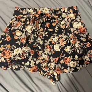 forever 21 self tie shorts